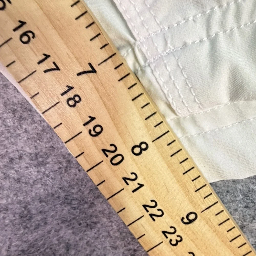 Mens Swim Trunks White UPF 50+ Stripe‎ Elastic Waist Drawstring XXL